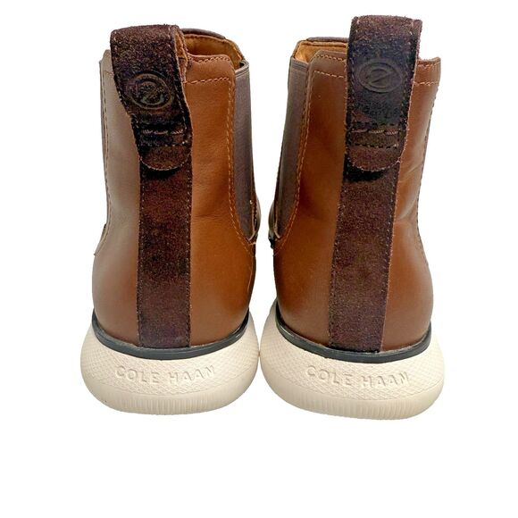Cole Haan Zerogrand Waterproof Chelsea Boots Men’s 8.5 Brown Leather C34240 - Picture 3 of 16